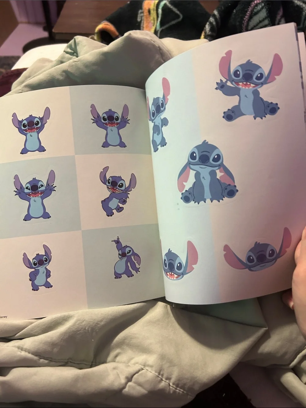 Disney Stitch Stickers - Blue, Yellow, Orange